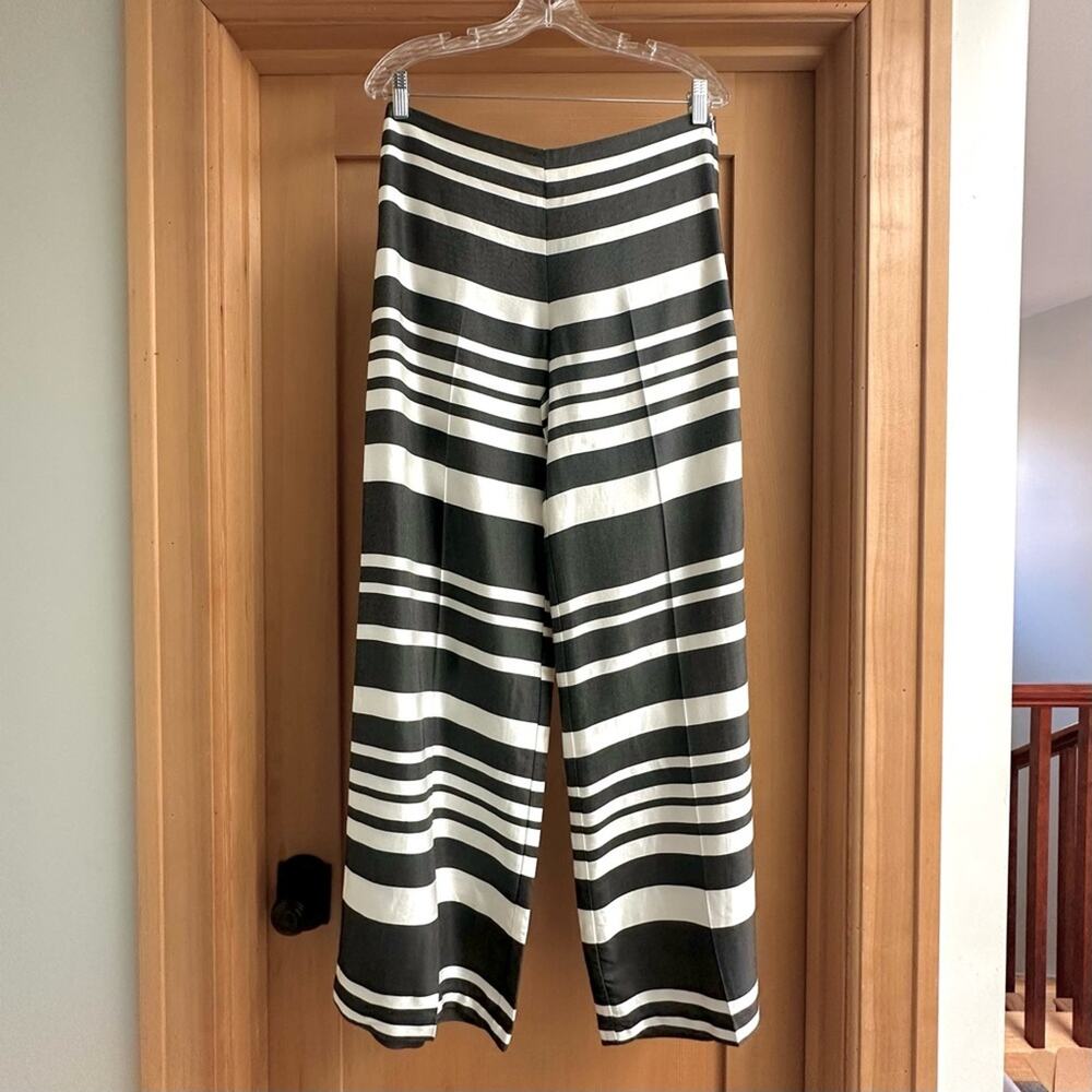 Trina Turk Netti Parasol Striped Wide Leg Pants Size 4